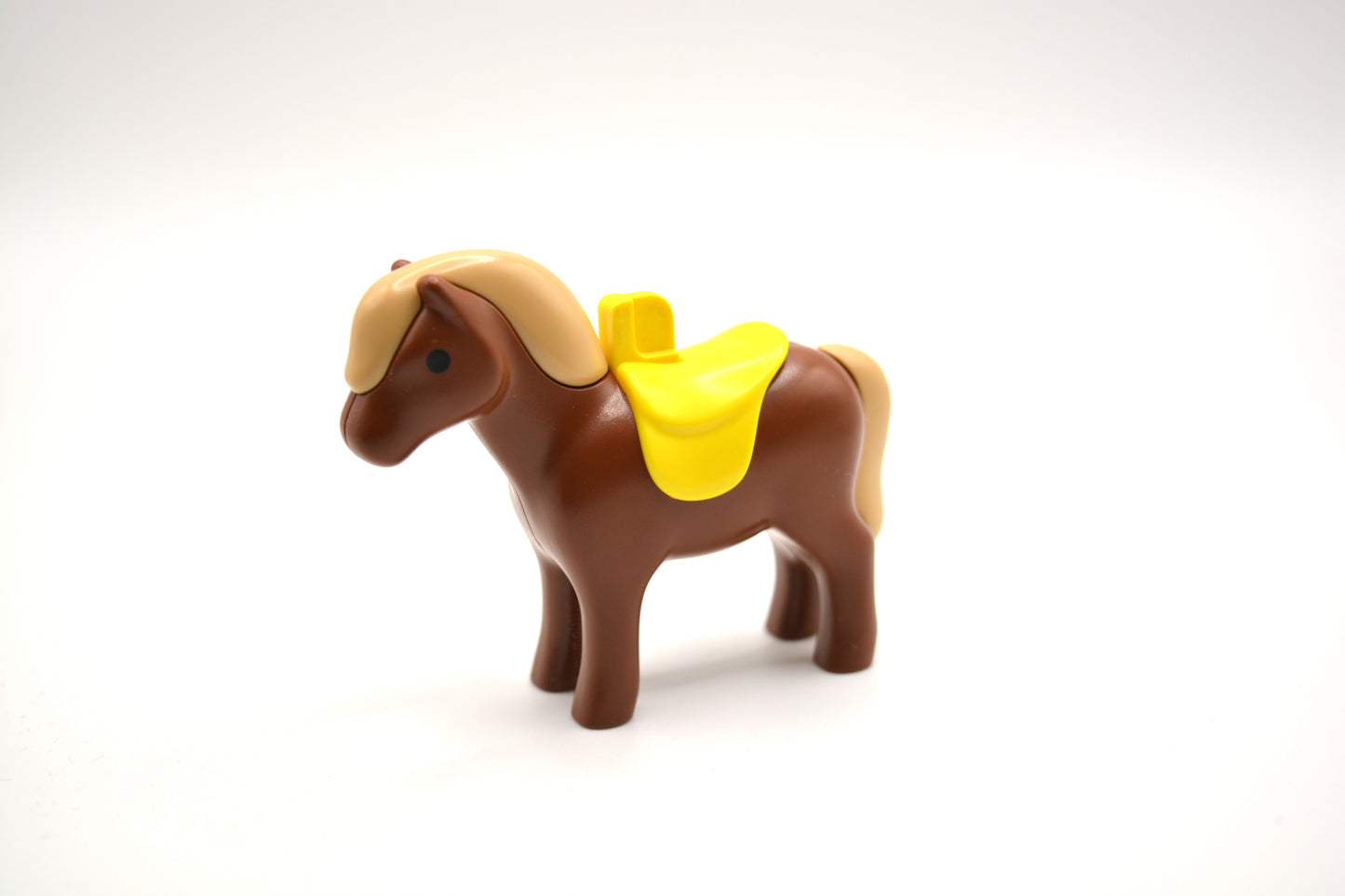 Playmobil 123 -Pony mit gelben Sattel- P0723
