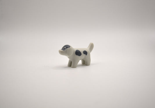 Playmobil 123 -Hund hellgrau mit dunkelgrauen Flecken -P0726