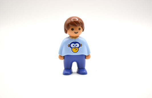 Playmobil 123 - Junge mit Affe auf dem Pulli - P0744