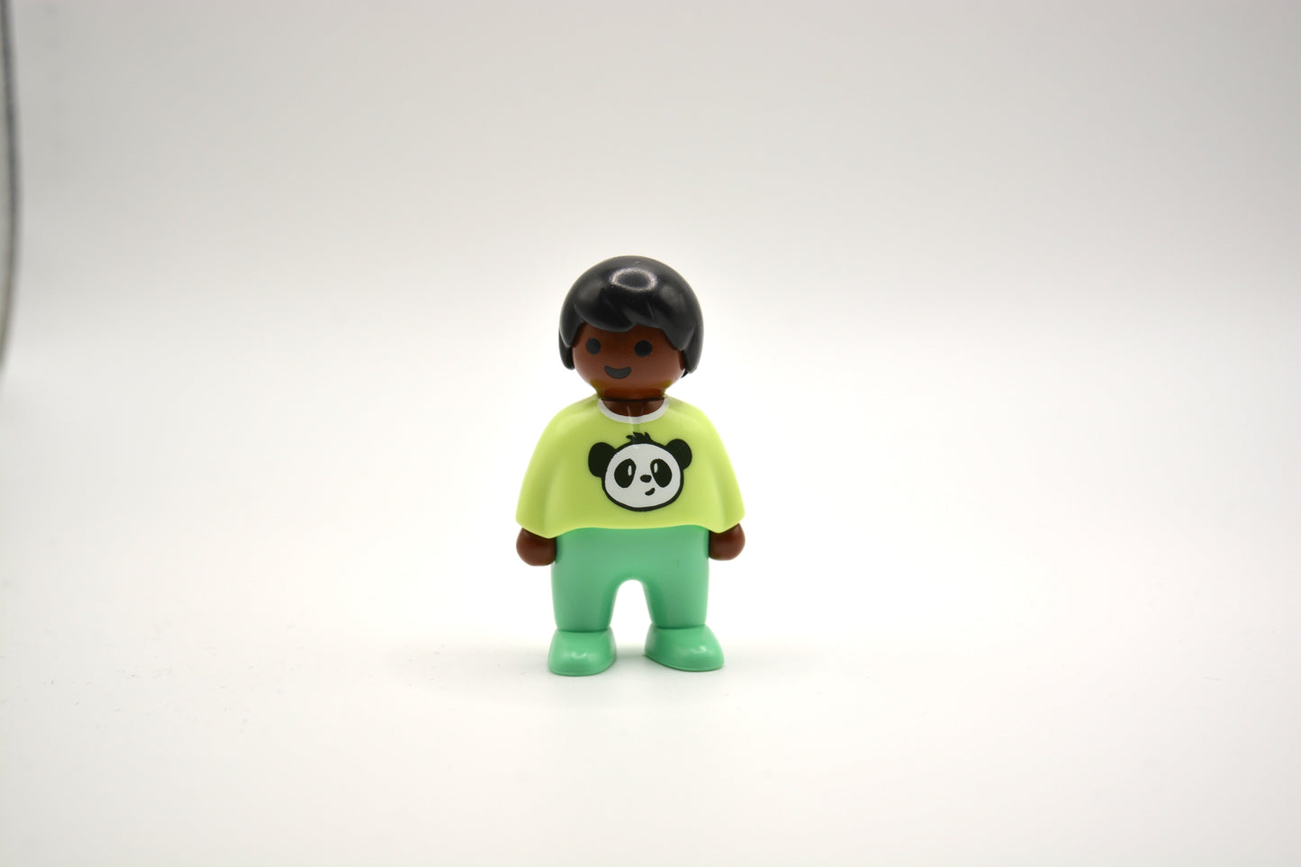 Playmobil 123 -Junge grüner Pulli mit Pandabär -P0755