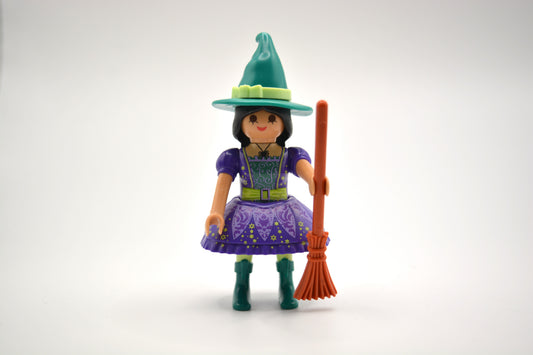 Playmobil -Hexe mit Besen- Figur-P0777