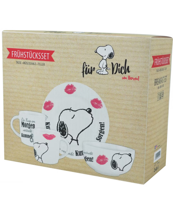 Peanuts Frühstücks - Set
