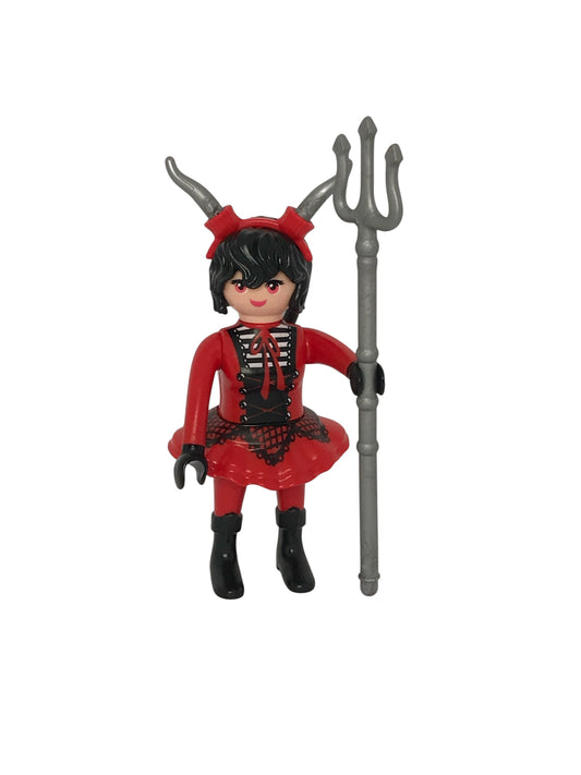 Playmobil Teufelin Satan Kostüm mit Dreizack Serie 29 - Figur