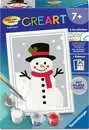 Ravensburger - CREART - Malen nach Zahlen - Schneemann Snowy