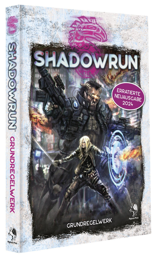 Shadowrun 6. Edition Grundregelwerk *** erratierte Neuauflage (Softcover) - Pegasus