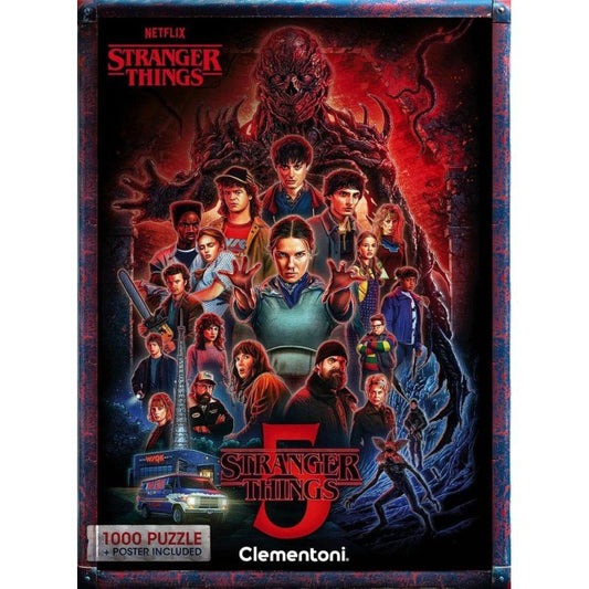 Clementoni - Stranger Things  - Puzzle - 1000 Teile