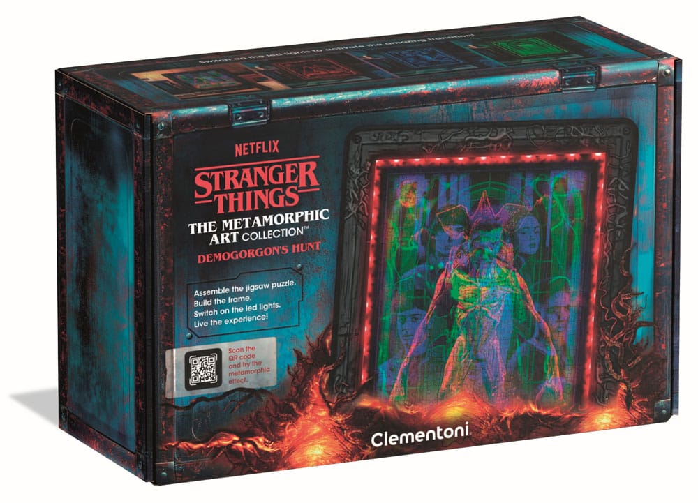 Clementoni - Stranger Things Metamorphic Art Collection: Demogorgon - Puzzle - 520 Teile