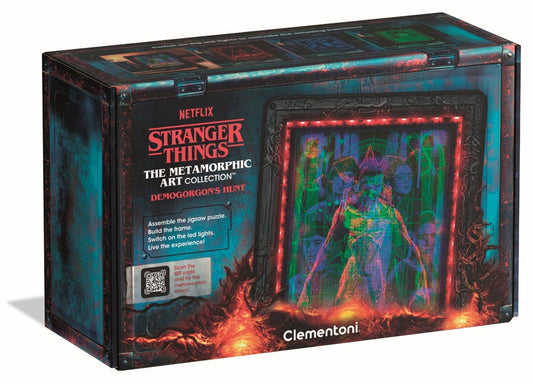 Clementoni - Stranger Things Metamorphic Art Collection: Demogorgon - Puzzle - 520 Teile