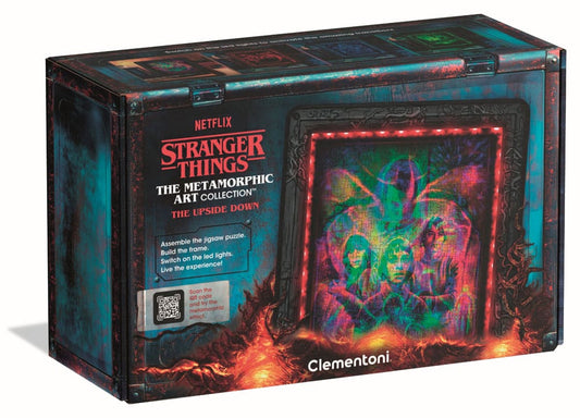 Clementoni - Stranger Things Metamorphic Art Collection: The Upside Down - Puzzle - 520 Teile