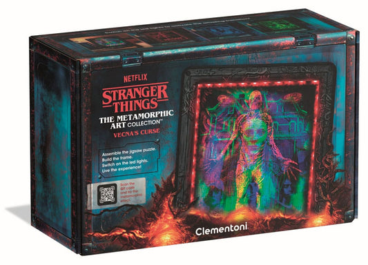 Clementoni - Stranger Things Metamorphic Art Collection: Vecna - Puzzle - 520 Teile