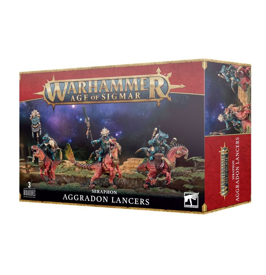 Warhammer Age of Sigmar - Seraphon - Aggradon Lanzenreiter (88-18)
