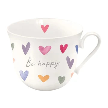 Grätz -Porzellantasse - Be Happy -