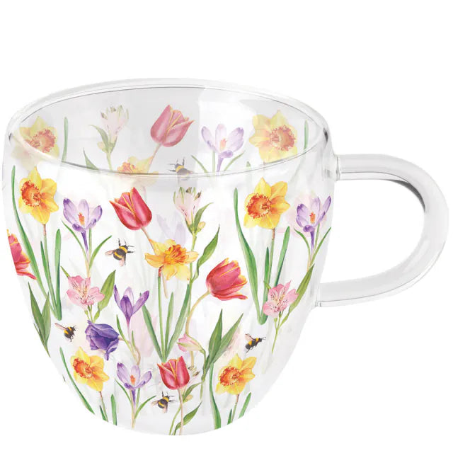 Ambiente -  Doppelwandiges Glas 0.2 L - Frühling