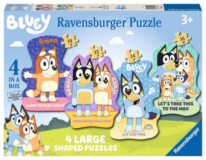 Ravensburger -Puzzle  -Bluey  Auf geht's  - Bingo -Bandit Chilli -Bluey