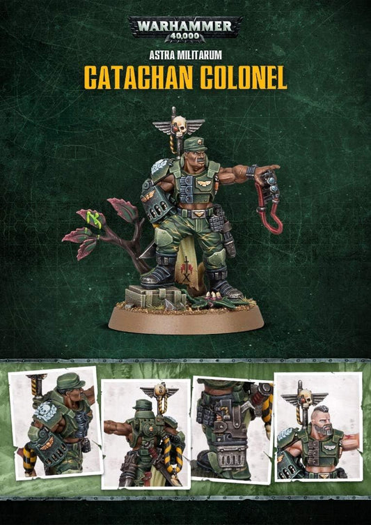 Warhammer 40k - Catachan Colonel Astra Militarum Limitiert