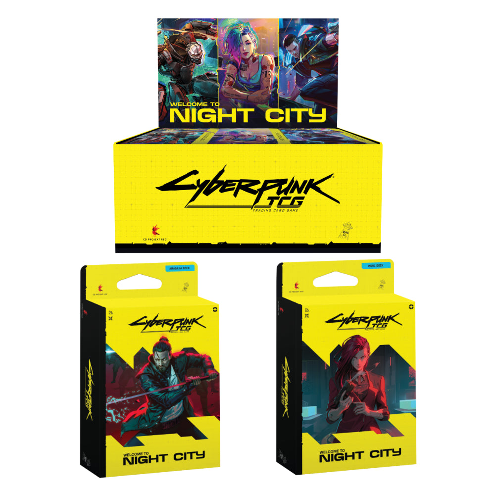 Cyberpunk TCG - Welcome To Night City - Display + Starter Bundle (EN) - jetzt vorbestellen