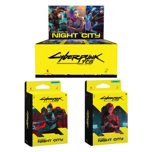 Cyberpunk TCG - Welcome To Night City - Display + Starter Bundle (EN) - jetzt vorbestellen