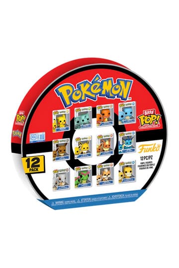 Funko Bitty POP! - Pokémon - 12 Figuren
