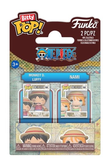 Funko - Bitty Pop - One Piece - Monkey D. Luffy & Nami