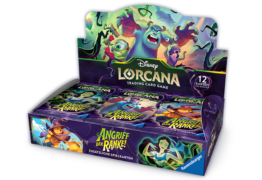 Disney Lorcana TCG - Angriff der Ranke! - Booster Display (24 Booster) - DE - Early-Bird-Angebot!