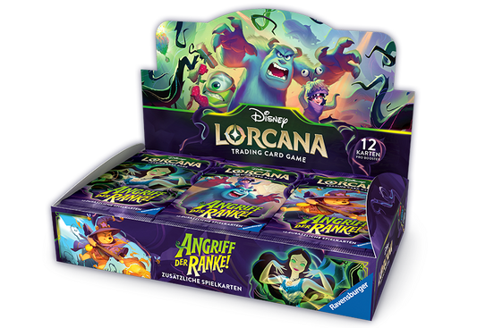 Disney Lorcana TCG - Angriff der Ranke! - Booster Display (24 Booster) - DE - Early-Bird-Angebot!