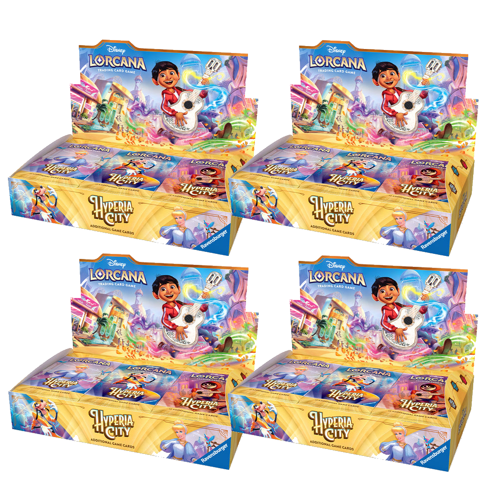Disney Lorcana TCG - Die Stadt Hyperia - Booster Display Sealed Case - DE - Early-Bird-Angebot!