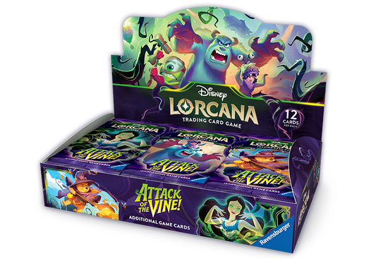 Disney Lorcana TCG - Attack of the Vine! - Booster Display (24 Booster) - EN - Early-Bird-Angebot!