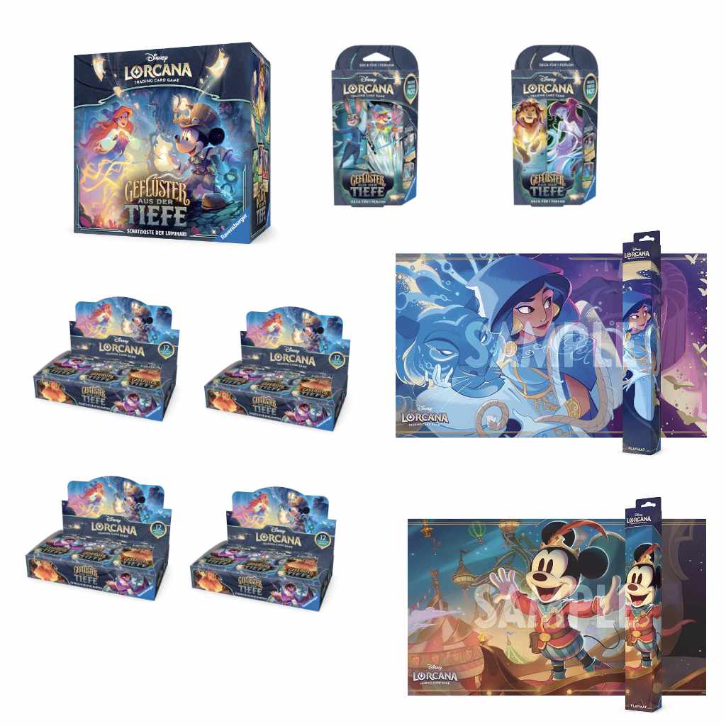 Disney Lorcana TCG - Geflüster aus der Tiefe - das märchenhafte Set