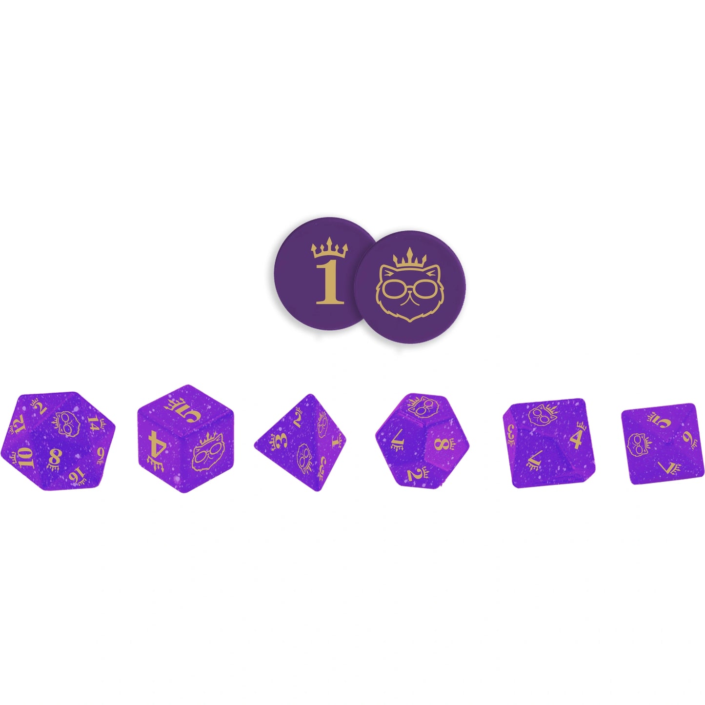 Dungeon Crawler Carl: Princess Donut’s Enchanted Crown of the Sepsis Whore - Dice Set - Englisch