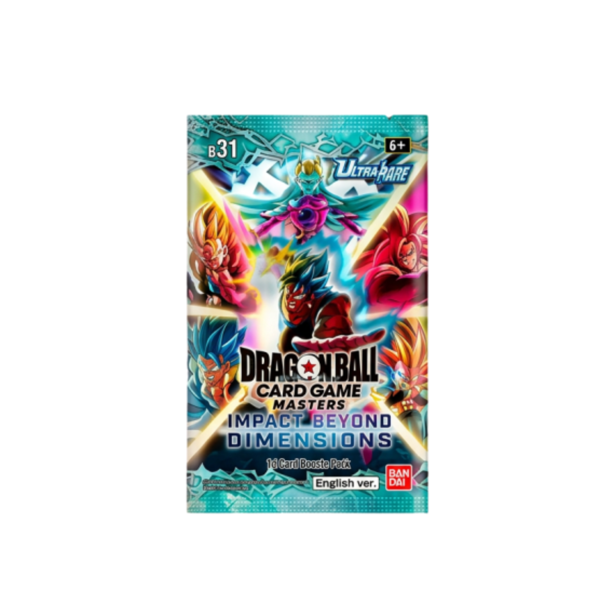 Dragon Ball Super Card Game - Impact Beyond Dimension - B31 Booster Pack (1 Pack) – Englisch