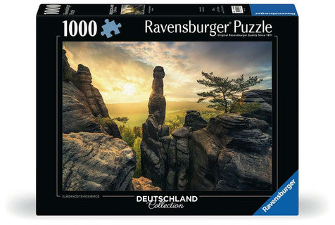 Ravensburger- Deutschland Collection - Elbsandsteingebirge - Puzzle 1000 Teile