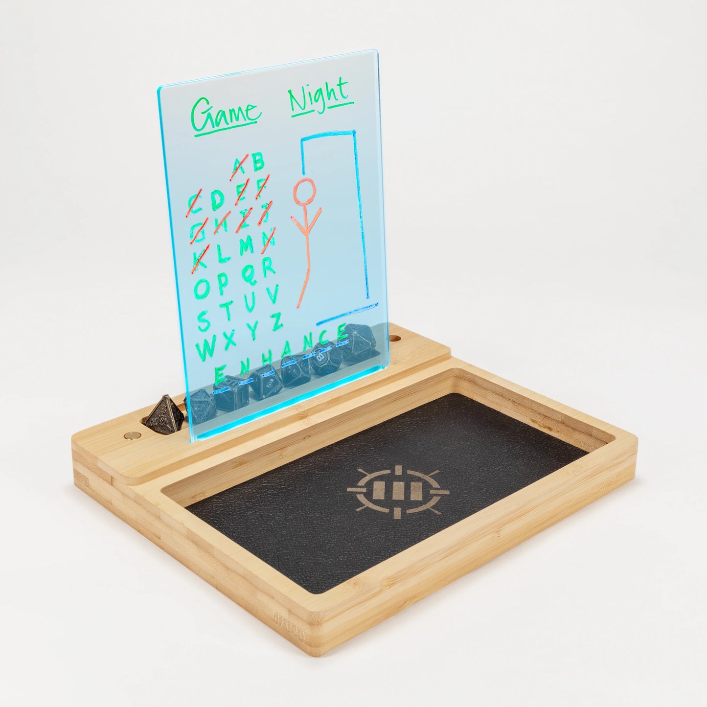 Enhance Gaming - LED Writing Board & Dice Tray