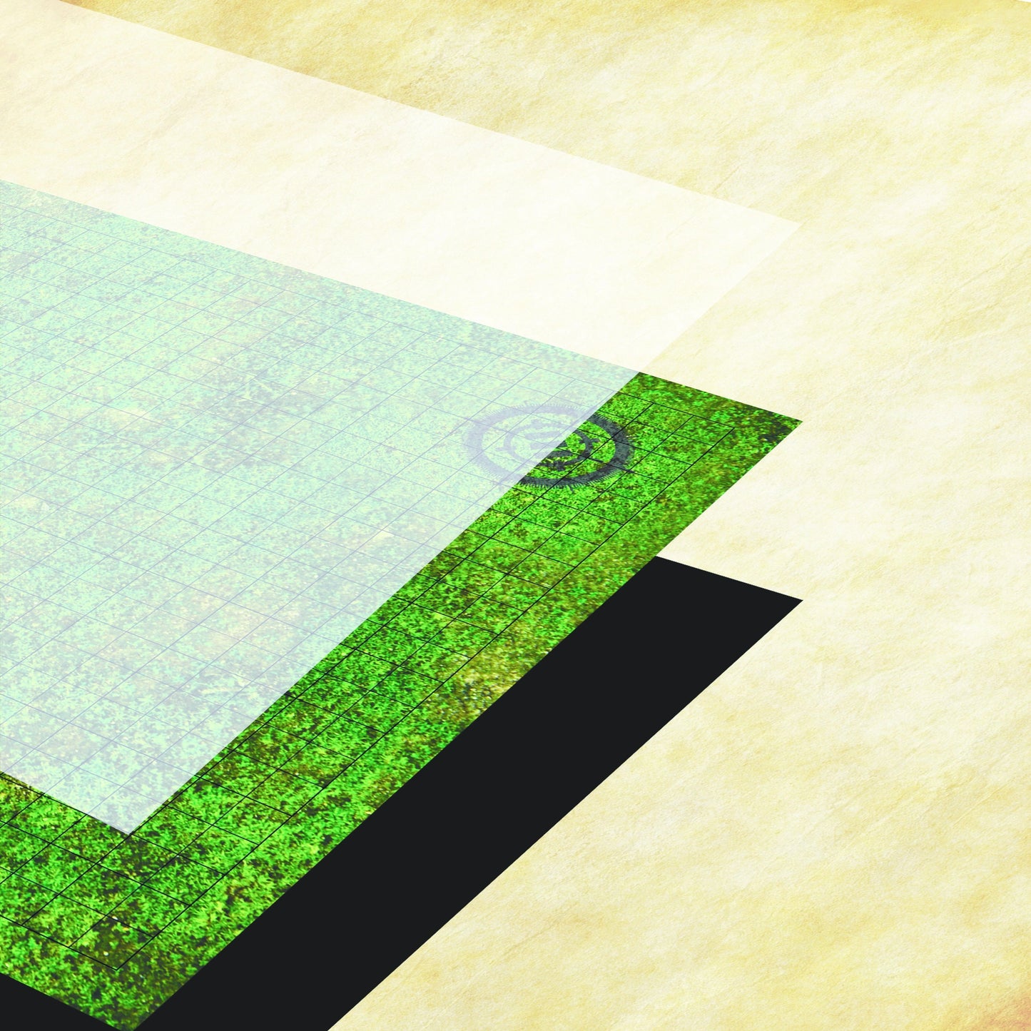 Enhance Gaming - RPG Grid Mat – Grass