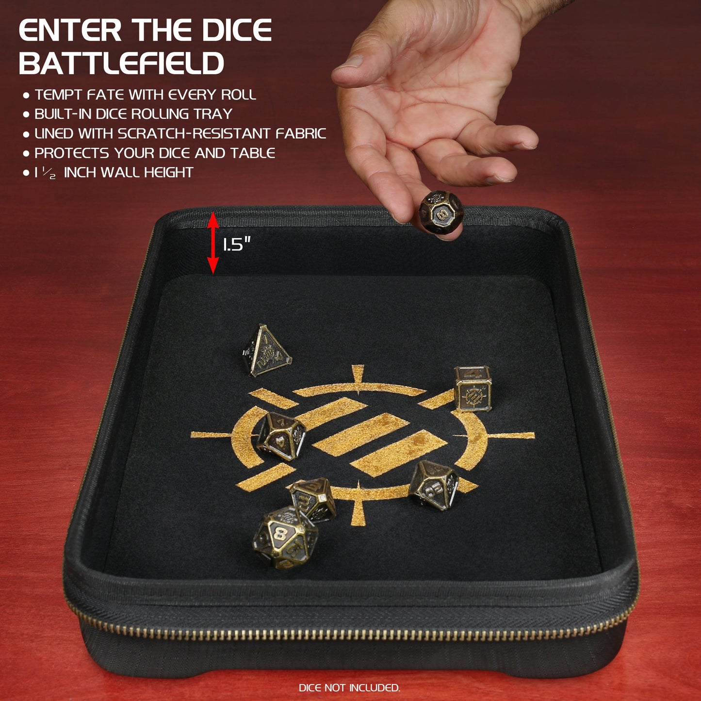 Enhance Gaming - Tabletop Series Community Dice Case - Schwarz