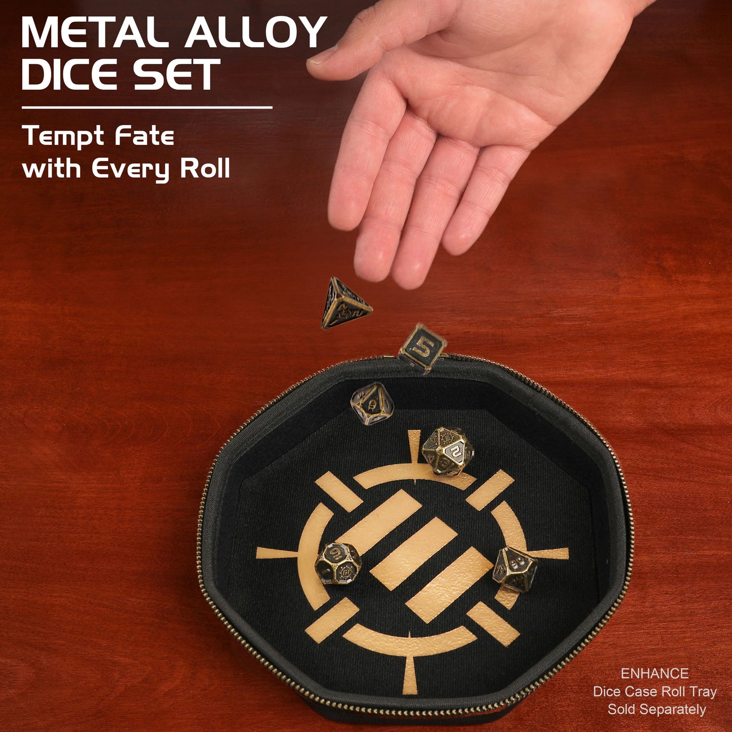 Enhance Gaming -  RPG Metal Dice Set (7-teilig)