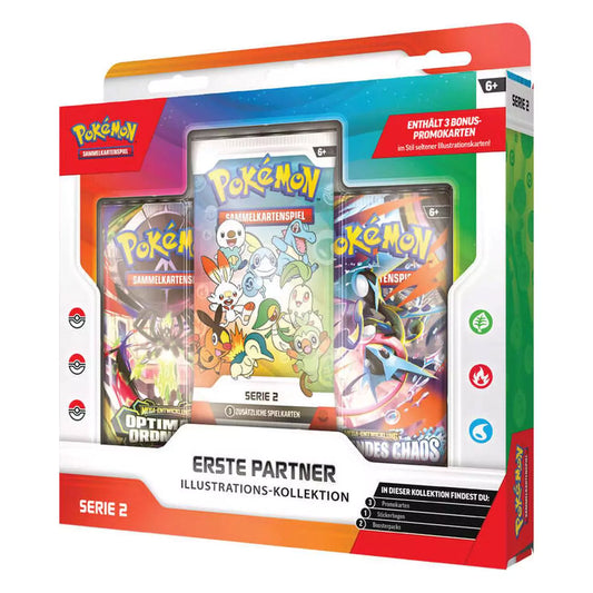 Pokemon TCG - Erste Partner Illustrations-Kollektion - Serie 2 - deutsch - jetzt vorbestellen!