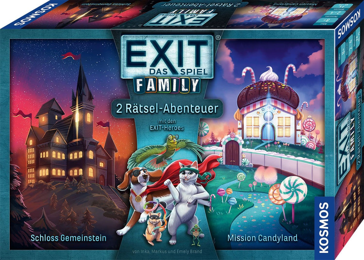 Kosmos - EXIT – Das Spiel Family: Schloss Gemeinstein/Mission Candyland