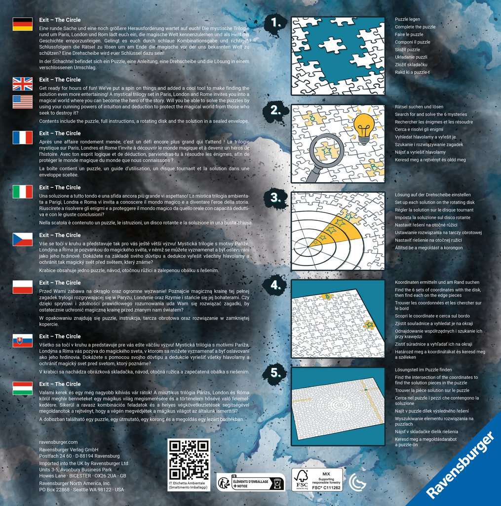 Ravensburger - Puzzle: Exit – the Circle in Paris