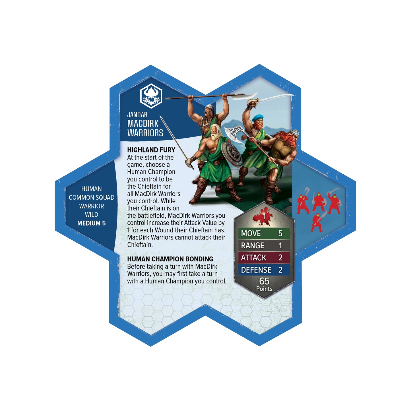 Heroscape - MacDirk Warriors Remastered - Army Expansion - Englisch