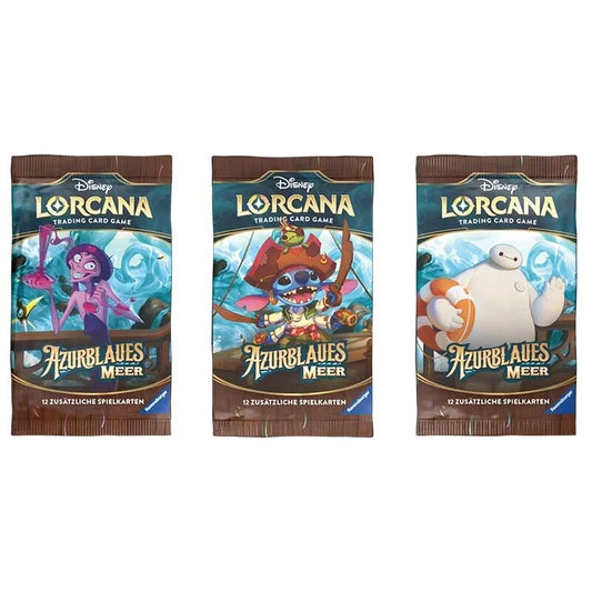Disney Lorcana TCG - Azurblaues Meer - Booster (1 Booster) - DE