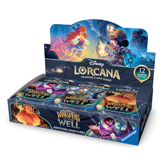 Disney Lorcana TCG - Whispers in the Well - Booster Display (24 Booster) - EN