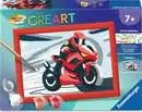 Ravensburger - CREART- Malen nach Zahlen - Motorradfahrer
