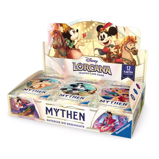 Disney Lorcana TCG - Mythen - Booster Display (24 Booster) - DE