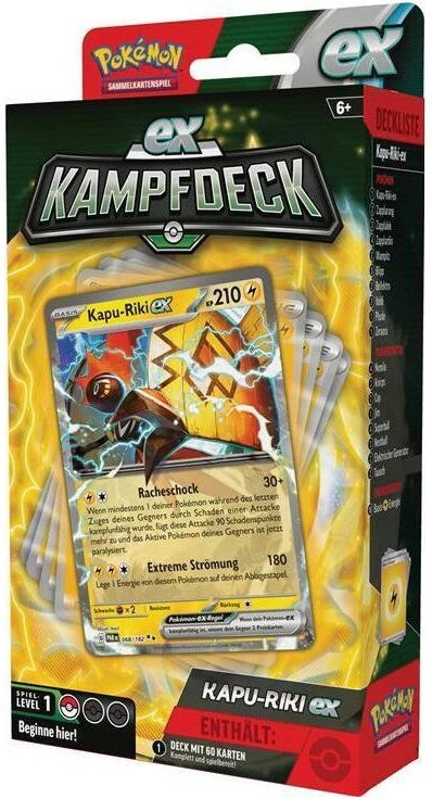 Pokemon - EX-Kampfdeck Kapu-Riki - Deutsch