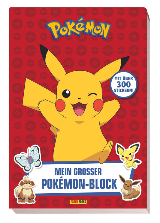 Panini Books - Pokemon - Block mit über 300 Stickern