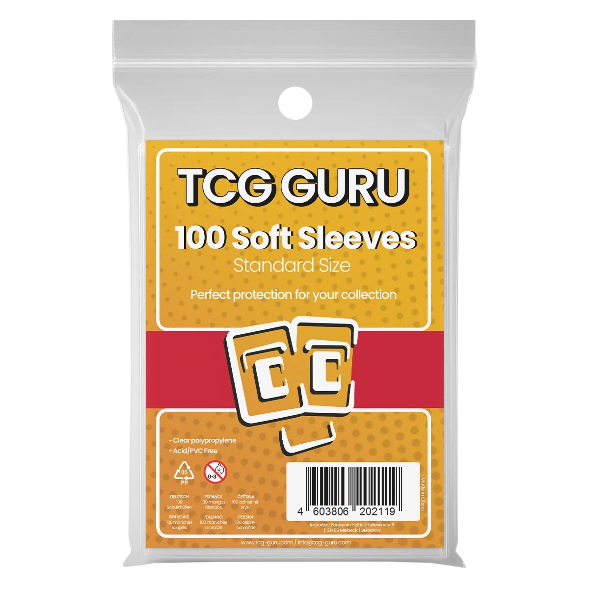 TCG Guru - Soft Sleeves/Penny Sleeves  - 100 Stück