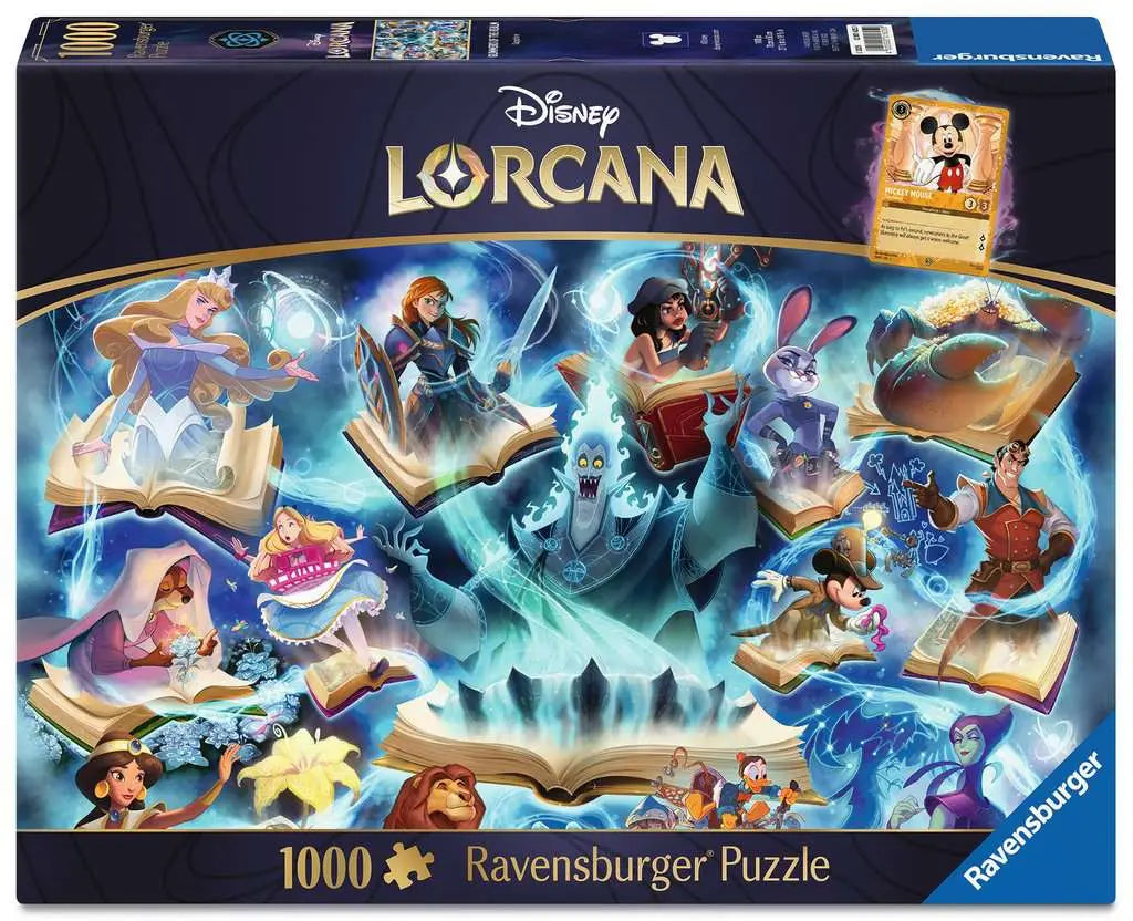 Ravensburger - Disney Lorcana – Glimmers of the Realm: Sapphire - Puzzle - 1000 Teile