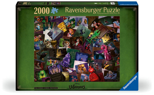 Ravensburger - Disney Villainous - Puzzle - 2000 Teile