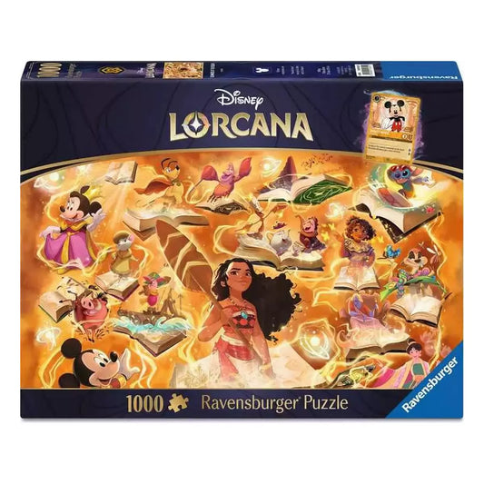 Ravensburger - Disney Lorcana – Glimmers of the Realm: Amber - Puzzle - 1000 Teile