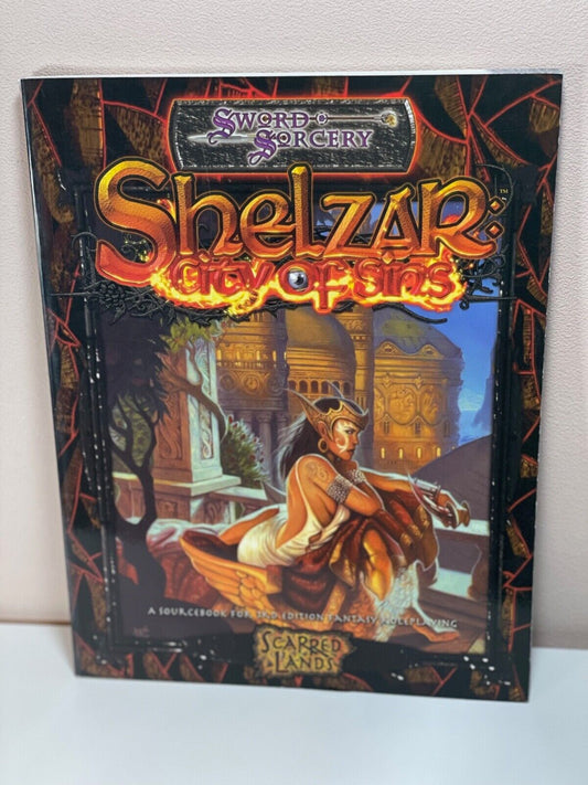 D20 Shelzar City of Sins - Sword & Sorcery - Englisch Rollenspiel - Rarität!